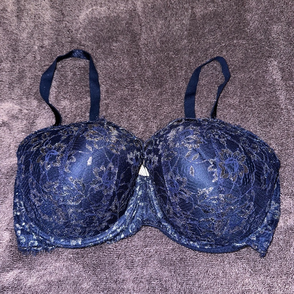 Victoria's Secret Midnight Blue Lace Bra